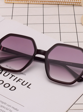 时尚防晒多边形女款高清太阳镜