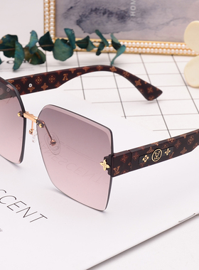 防晒无框韩版女士太阳镜