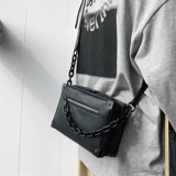 Брендовая небольшая дизайнерская сумка через плечо, коробка, японская сумка на одно плечо, цепь, тренд сезона