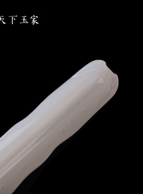 玉石古琴竹之曲香插镇尺镇纸客厅创意香炉香托禅意桌面摆件