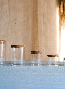 玻璃收纳罐标本保存瓶密封容器