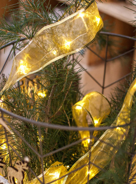 节日场景布置氛围感造景发光灯带