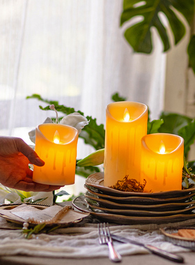 电子蜡烛灯氛围营造场景布置摆件