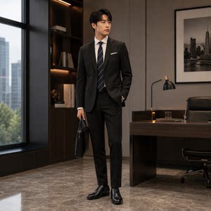 Ecco爱步男鞋春夏款圆头商务正装皮鞋英伦德比鞋 墨本621634现货