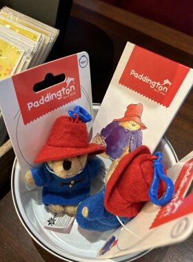 【国内现货】Paddington帕丁顿熊公仔玩偶钥匙扣毛绒书包挂件挂饰
