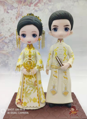 立体摆件软陶礼物泥塑公仔人偶