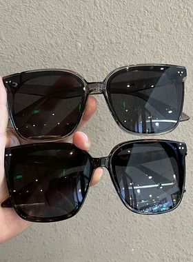 韩版复古大框黑框眼镜