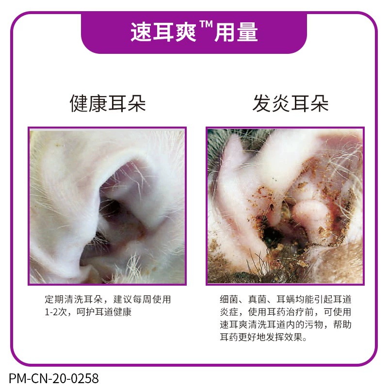 拜耳速耳爽宠物洁耳液猫咪洗耳水清洁耳朵狗狗止痒除臭耳垢正品 - 图1