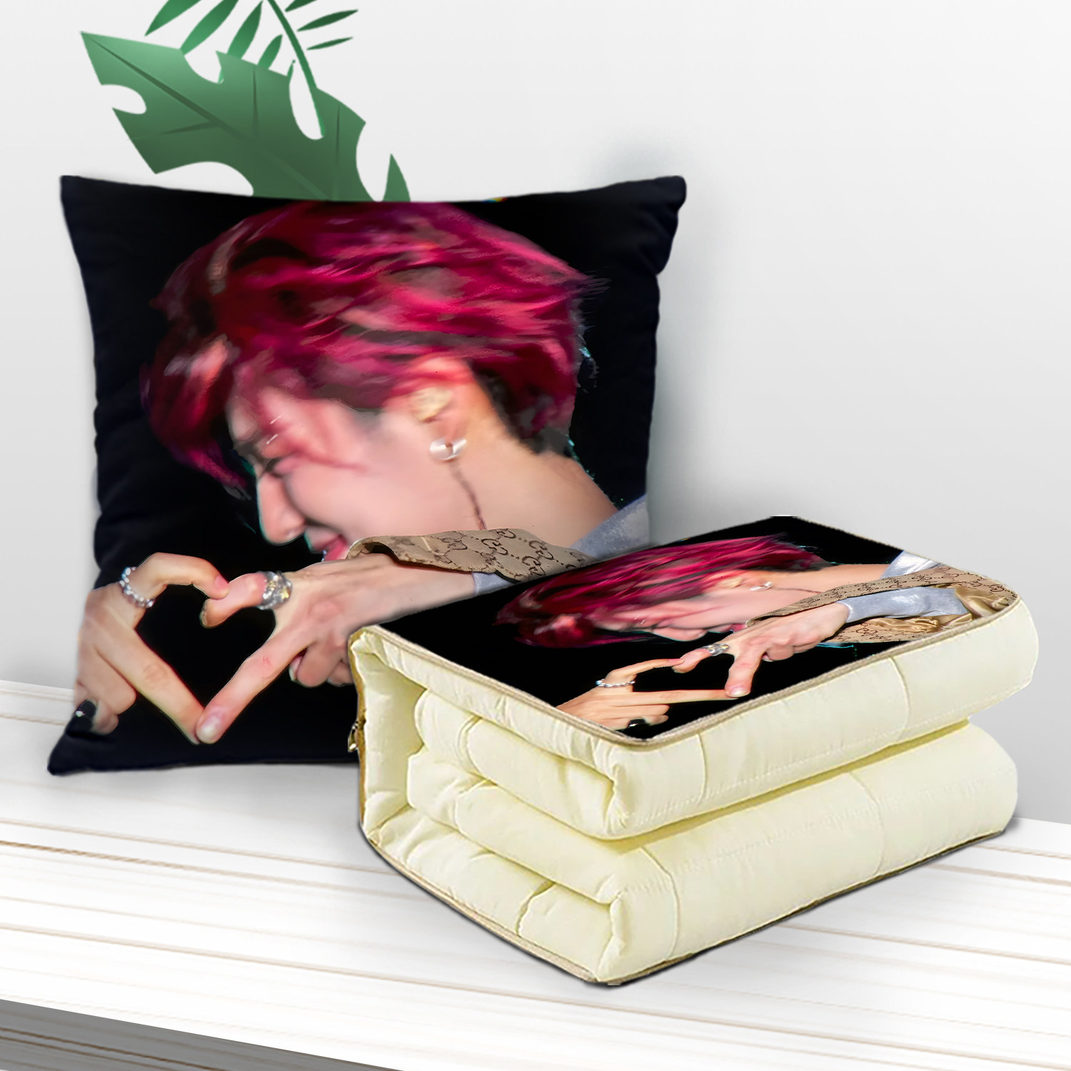 鹿晗抱枕超软两用多功能空调被办公抱枕被子二合一被子午睡宿舍,淘宝优惠券,粉丝福利购,淘宝优惠卷