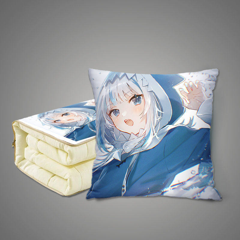 GawrGura古拉抱枕被两用多功能空调被办公室午睡枕头被宿舍被子,淘宝优惠券,粉丝福利购,淘宝优惠卷