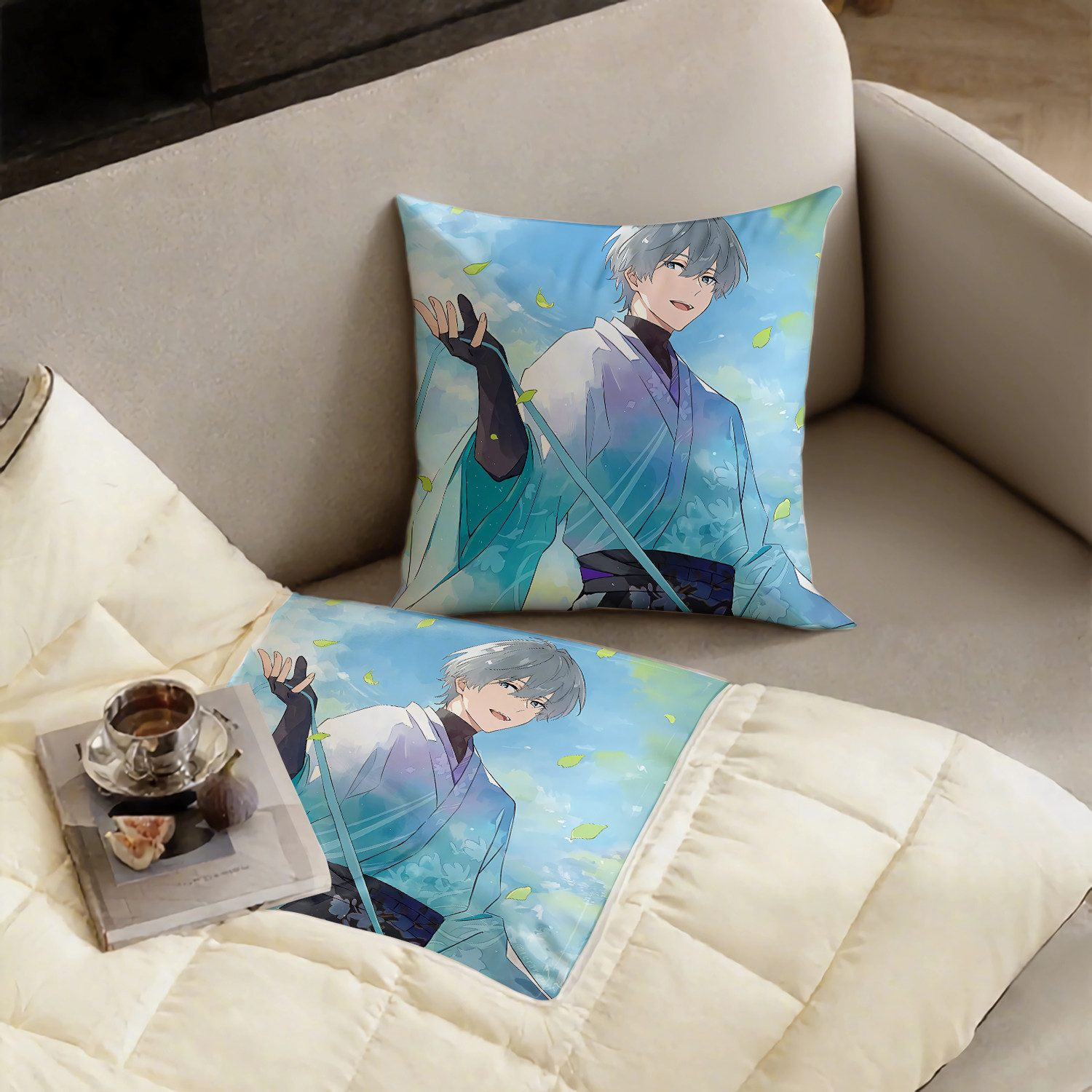 弦音风舞高中弓道部抱枕超软两用多功能空调被办公抱枕被热血动漫,淘宝优惠券,粉丝福利购,淘宝优惠卷