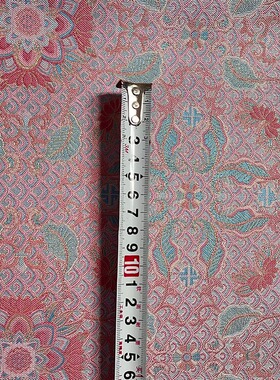 织锦缎提花布料头DIY娃衣拜年