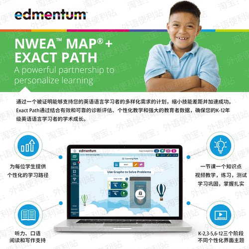 美国Exact Path课程map提分测试EP系统Edmentum国际学校入学考试 - 图2