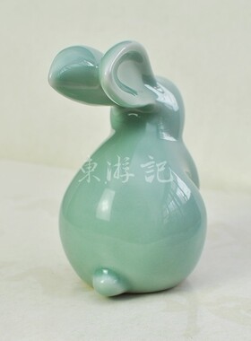 龙泉青瓷摆件送领导送外国人礼品