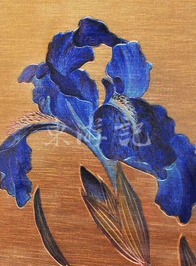 东方印象彩雕工艺郎世宁画作