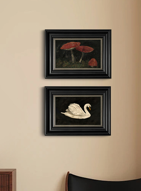 羽韵流年】中古风玄关客厅装饰画过道餐厅墙画复古美式卧室墙壁画