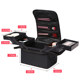 Professional multi-layer nail art and embroidery tool box cosmetic bag