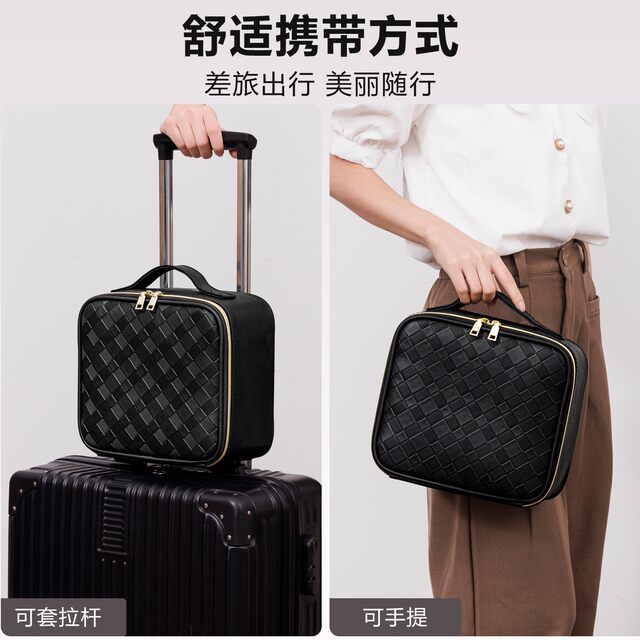 2025 new style cosmetic bag with light large capacity