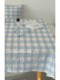Blue checkered tablecloth tablecloth ins desk