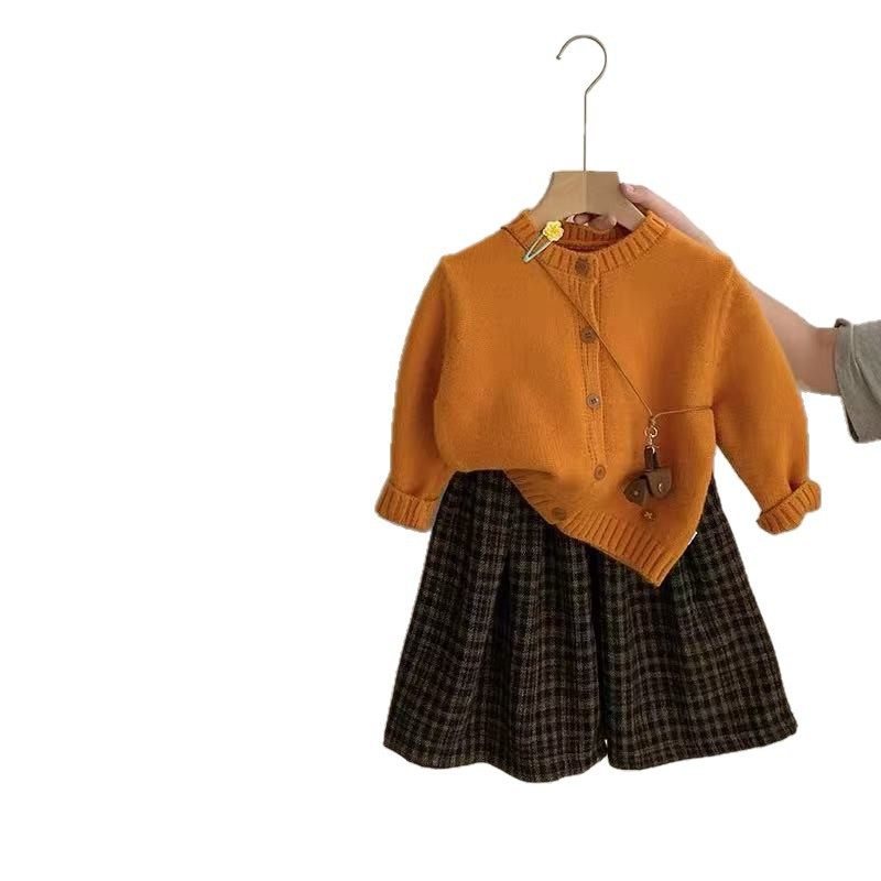 女童巨好看毛衣开衫套装26春季新款儿童洋气外套女宝宝显白阔腿裤,淘宝优惠券,粉丝福利购,淘宝优惠卷