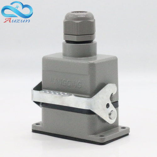 HDC-HE-004矩形重载连接器4芯工业防水航空插头插座16A螺丝接线 - 图2
