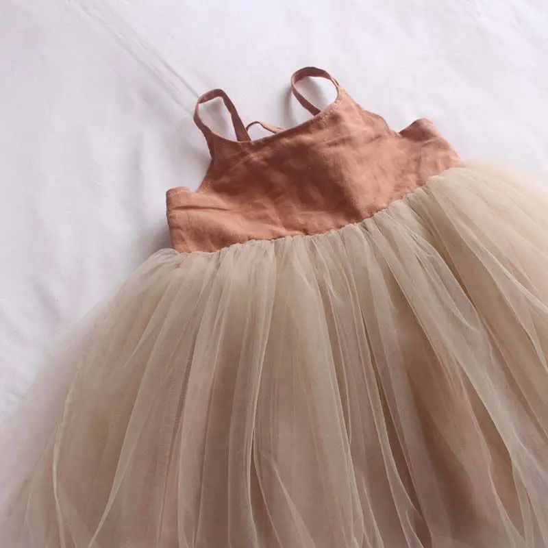 Princess Baby Girl Dress Summer Backless Baby Girls Birthday - 图0