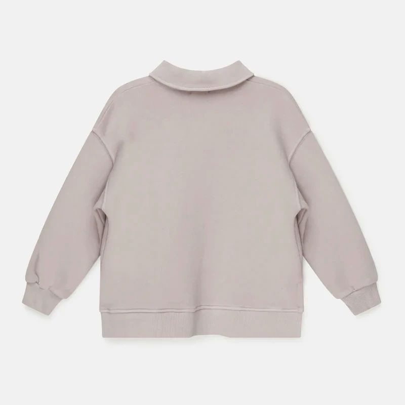 Children's Casual Cotton Plush Sweatshirt Autumn Winter Fash - 图0