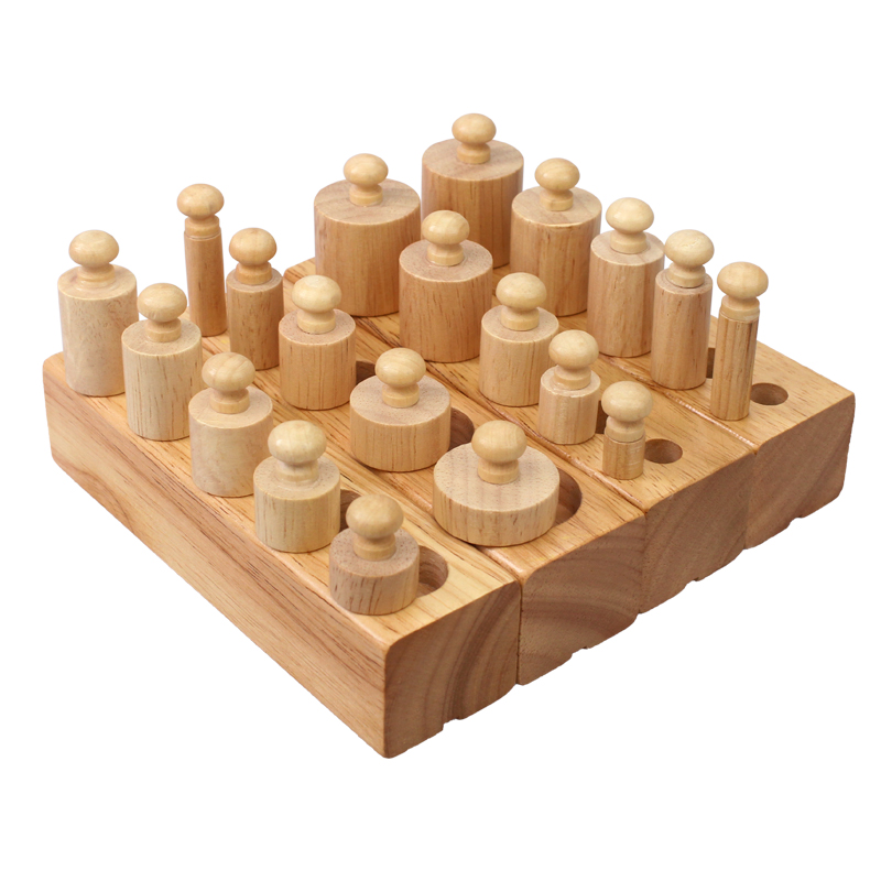 1-2-3岁宝宝益智积木玩具插座圆柱体儿童蒙特