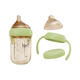 Anti-blowout automatic exhaust bottle for newborn babies 0 to 6 months 1-2-3 years old duckbill straw cup anti-colic PPS