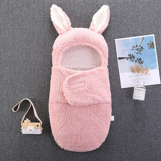 Baby swaddling spring, autumn and winter newborn swaddling quilt anti-jump sleeping bag newborn baby supplies swaddling room swaddling towel
