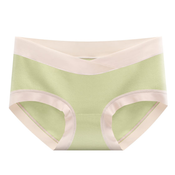 Pregnant women's low-waist modal comfortable pure cotton antibacterial crotch lightweight breathable solid color large size cross-waist maternity underwear
