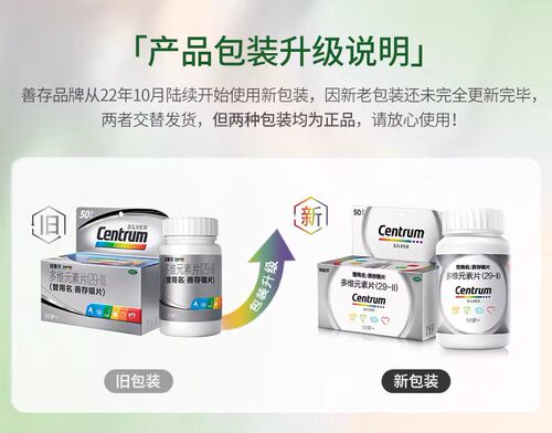 银善存29种多维元素片100片复合维生素叶酸矿物质维生素db族锌片 - 图0