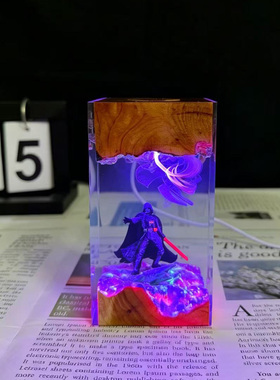 星球大战黑武士树脂灯桌面摆件
