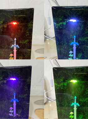 大师之剑海利亚树脂夜灯摆件礼物