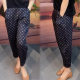 ໂສ້ງຂາສັ້ນ Polka Dot ດູໃບໄມ້ລົ່ນປີ 2025 ແອວສູງເກົ້າຈຸດ