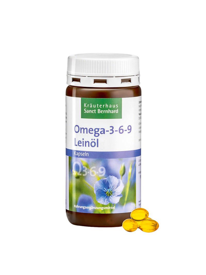 Sanct Bernhard Omega3-6-9亚麻籽油软胶囊亚麻酸养护血管调血脂