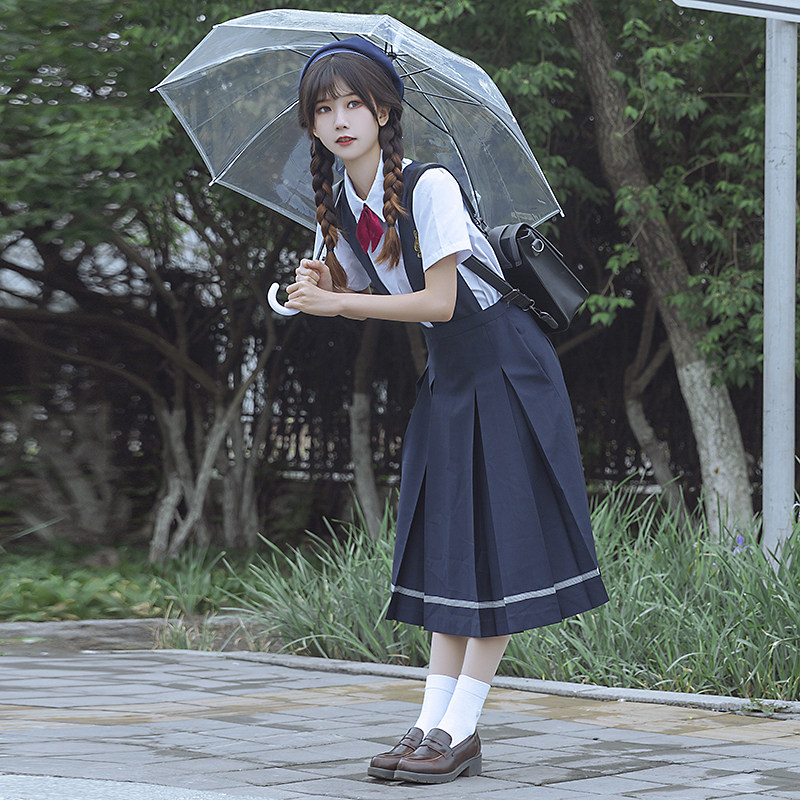 原创日系卡奶裙jk制服服学院风长裙夏季护奶2022女装春款修身长裙,淘宝优惠券,粉丝福利购,淘宝优惠卷