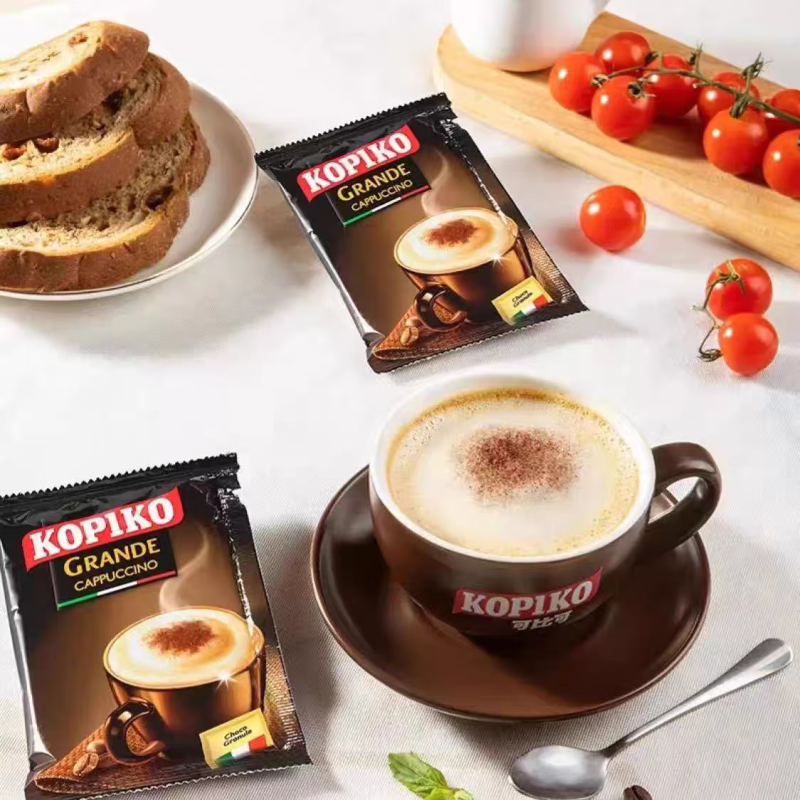KOPIKO印尼进口可比可卡布奇诺600g袋装三合一速溶白咖啡提神学生 - 图0