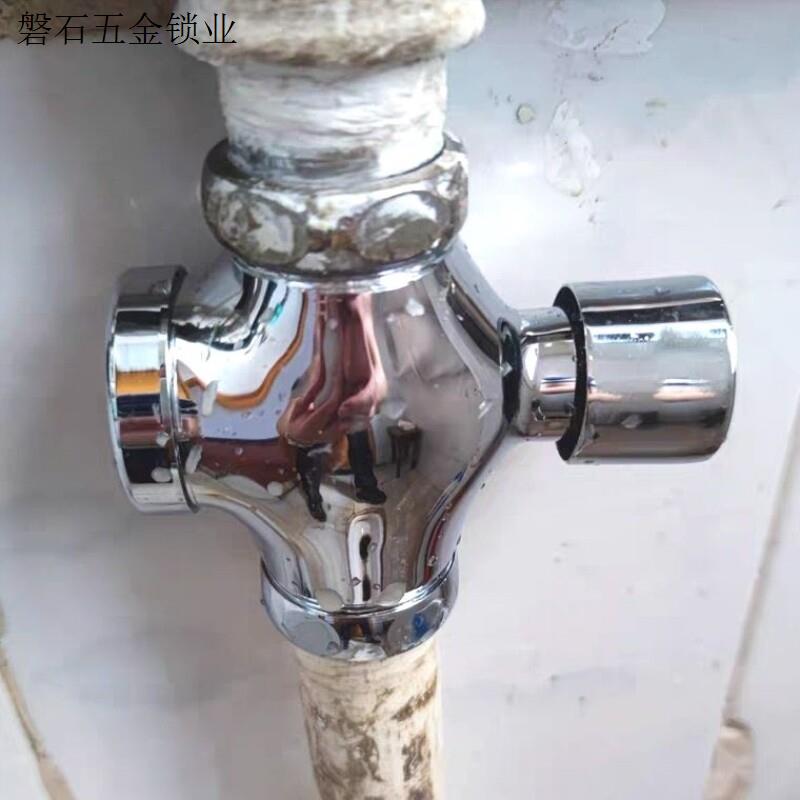 阀门开关厕所延时按压式手按蹲便器全铜体冲水阀大便冲洗阀小便. - 图2