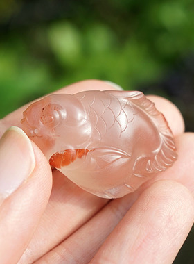 吊坠南红玛瑙小鱼男女民族风