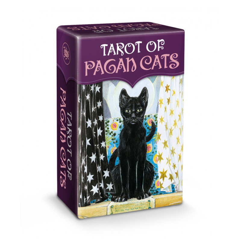 【现货】进口正版 迷你版异猫咪塔罗牌 Pagan Cats Tarot - 图3