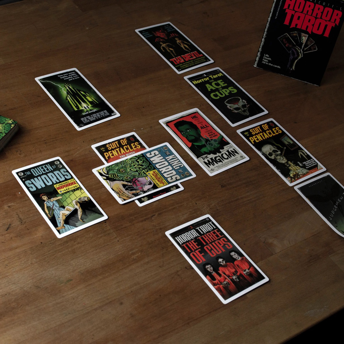 【订】进口正版 恐怖塔罗牌 Horror Tarot 卡罗牌 - 图1