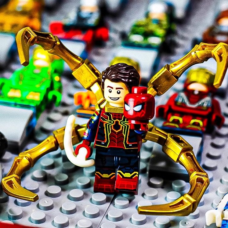 复仇者联盟漫威第三方蜘蛛侠钢铁侠积木小人仔拼装玩具偶手办摆件 - 图0