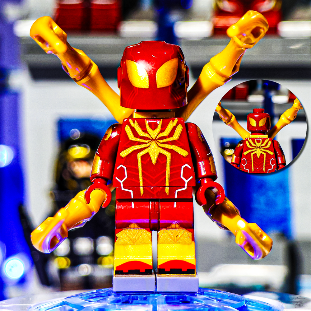 复仇者联盟漫威第三方蜘蛛侠钢铁侠积木小人仔拼装玩具偶手办摆件 - 图1