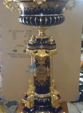 陶瓷纯手工艺术法式风花坛