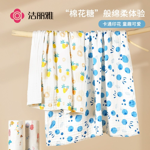 Детское марлевое хлопковое банное полотенце для домашнего использования, средство детской гигиены для новорожденных, хорошо впитывает воду