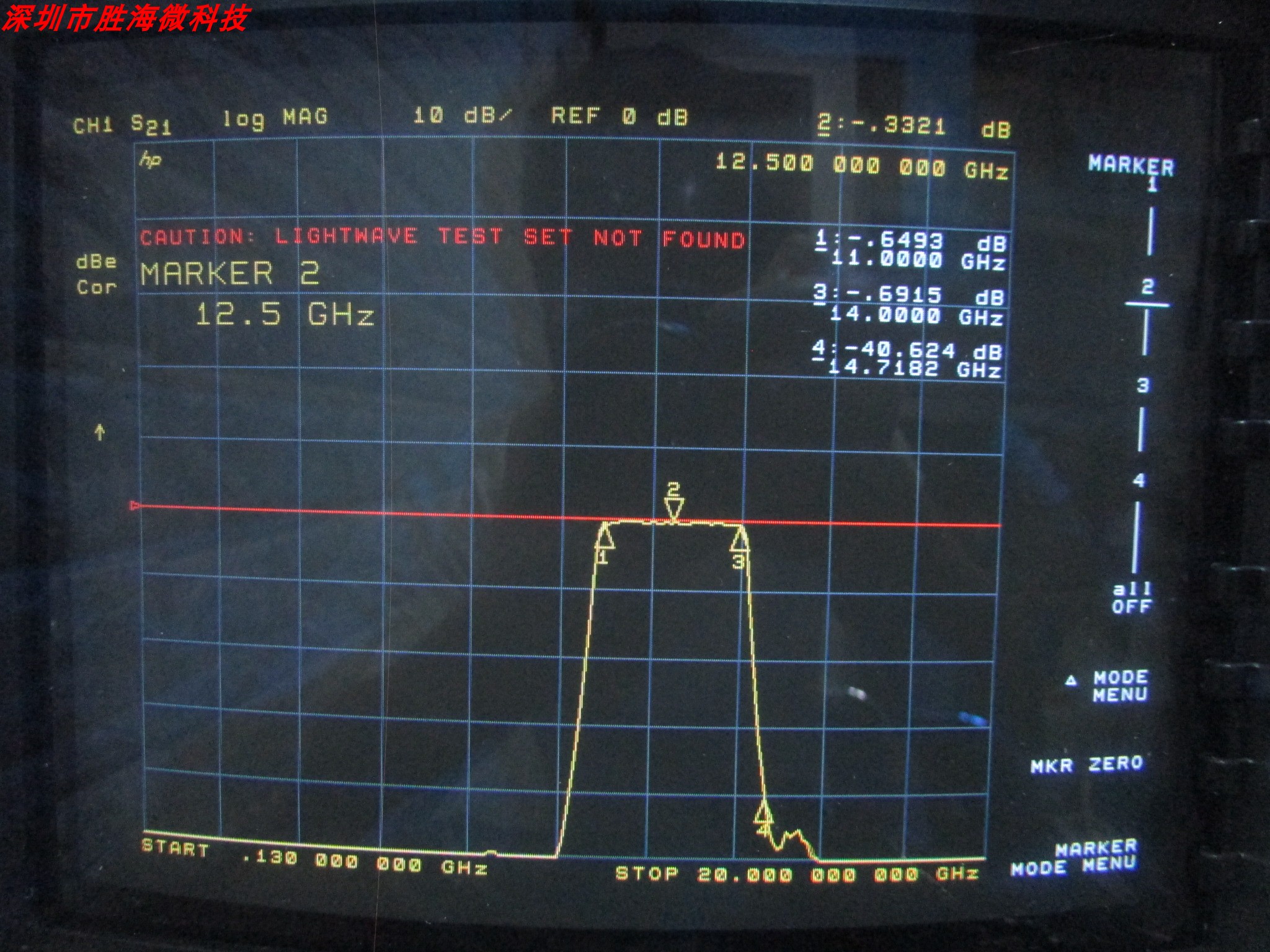 中心频率 12.5GHz 通过频率 11-14GHz SMA 射频同轴带通滤波器 - 图2