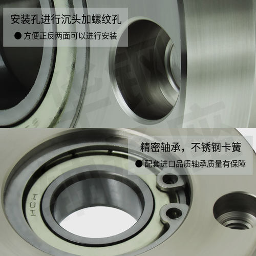 EKD带扣环双轴承型方法兰带座轴承座组件固定座BGSB BFP12包邮10 - 图1