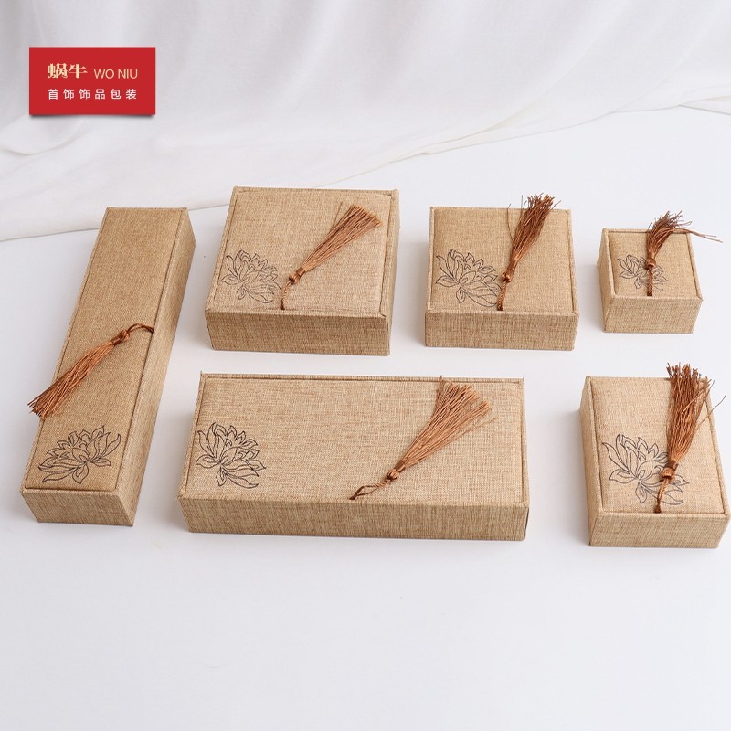 19LSH麻莲花流苏盒手镯盒手串盒首饰盒饰品收纳盒礼品盒定制LOGO,淘宝优惠券,粉丝福利购,淘宝优惠卷