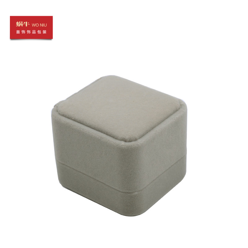 Gray gray jewelry ring custom packaging box